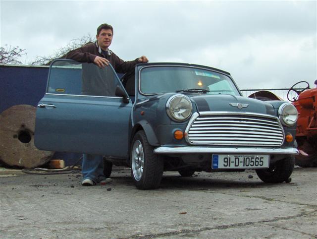 Mark Coleman and his Mini Mark Coleman and his Mini