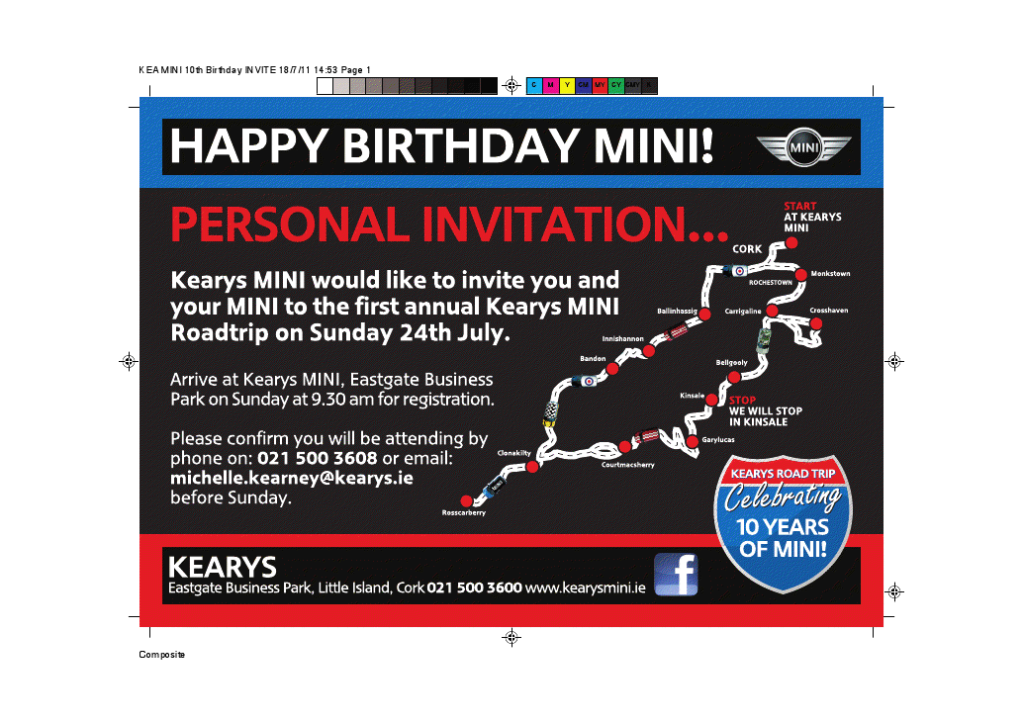 Keary’s MINI Roadtrip : Sunday 24th July