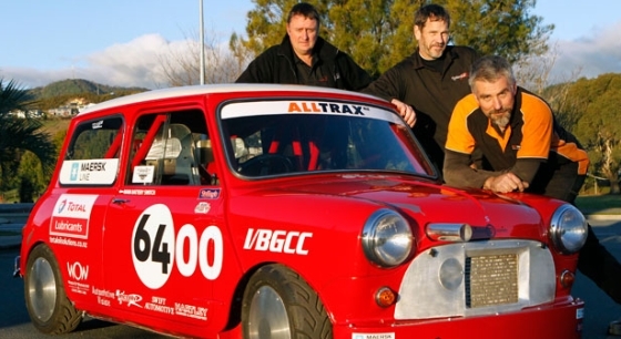 New Zealanders Build Classic Mini Bonneville Salt Racer :